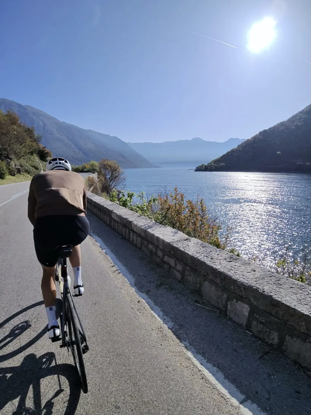 Road cycling around the Bay of Kotor, Montenegro 2
